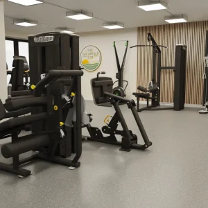 Strength-training equipment and cable stations at The Southwold Gym